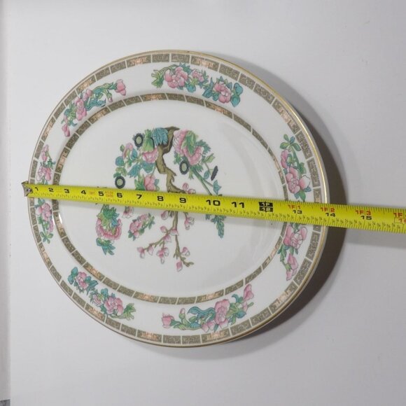 Syracuse China Indian Tree Oval Serving Platter Floral Design 14 Inches Vintage - Picture 3 of 14
